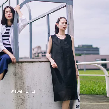 【StarMIMI】歐根紗雙層兩件式輕透洋裝＊S黑