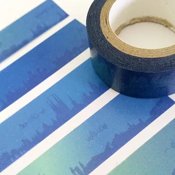 麒麟紙膠-西城藍影