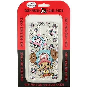 【航海王】Samsung Galaxy Note 3 亂花系列 彩繪透明保護軟套喬巴