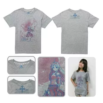 刀劍神域Ⅱ-潮流T-shirt(有紀)S灰色