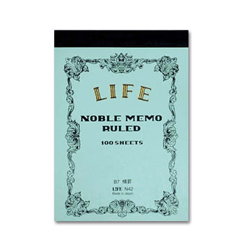 LIFE NOBLE經典筆記本 B7橫線