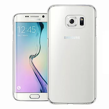 透明殼專家SAMSUNG Galaxy S6 Edge 超薄.抗刮.高透光保護殼+保貼組(林果創意 Lingo)