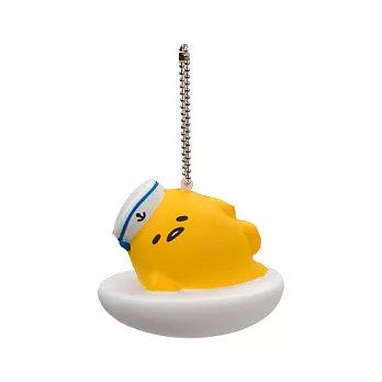 《Sanrio》蛋黃哥夏日懶洋洋系列泡棉材質造型吊鍊(海軍)