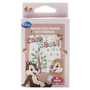 迪士尼 instax mini 拍立得底片專用邊框貼紙(1盒裝)/奇奇蒂蒂款