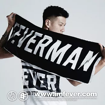 熱血FEVER FEVER MAN TOWEL 黑白色黑白色