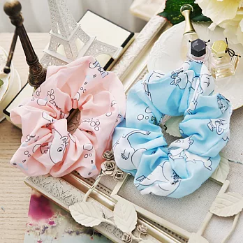 【安珂ECO正韓飾品】粉嫩嚕嚕米 髮束/大腸圈(2色)粉