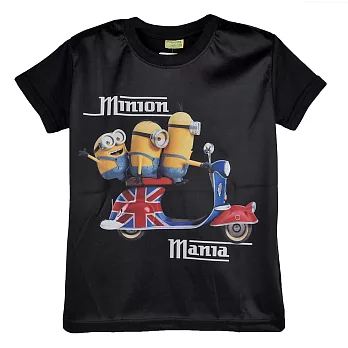 【小小兵】Minions 英倫風T_shirt120黑