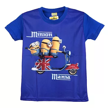 【小小兵】Minions 英倫風T_shirt120藍