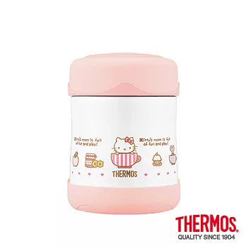 【THERMOS 膳魔師】HelloKitty 不鏽鋼真空食物罐 0.3L(B3001PK)PK (Hello