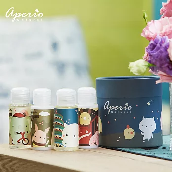 Aperio x 麵包樹聯名設計_櫻花幸福春沐旅行組(50mL)x4入