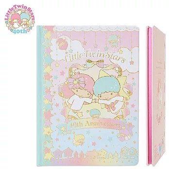 《Sanrio》雙星仙子40周年紀念A6精裝筆記本