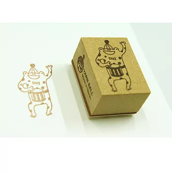 針線球印章_手鼓青蛙