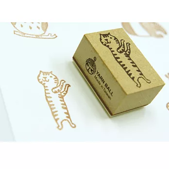 針線球印章_跳舞貓