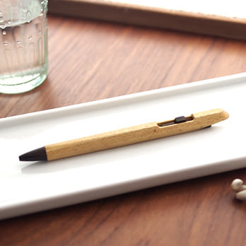 木機關BEZEL原子筆 黃心木