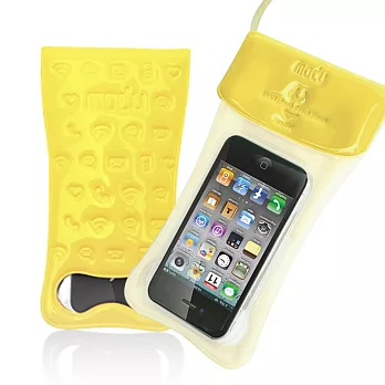 Travel韓國進口4.7吋手機通用時尚側背防水袋(黃色)