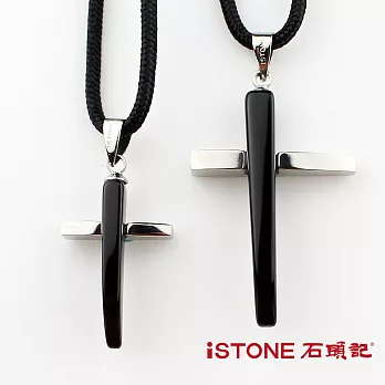 石頭記 真愛幾何黑瑪瑙情人對鍊