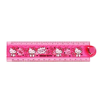 《Sanrio》HELLO KITTY 30cm折疊尺(緞帶)