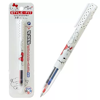 《Sanrio》HELLO KITTY素描原稿系列3色原子筆(JETSTREAM)