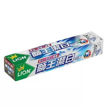 【日本獅王LION】潔白牙膏200g-超涼
