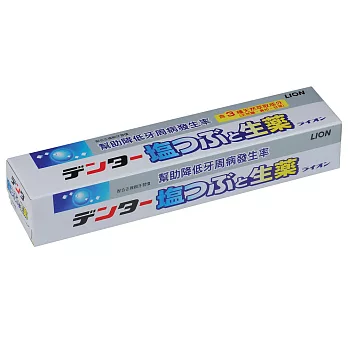 【日本獅王LION】草本鹽粒牙膏180g
