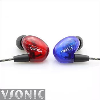 VSONIC VSD2S 耳道式耳機紅藍版