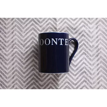 【Afternoon Tea】AT LOGO文字馬克杯 300ML（海軍藍）－限量