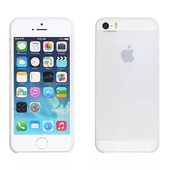 【BIEN】iPhone 5/5S 手感超薄包機硬質保護殼 (霧白)