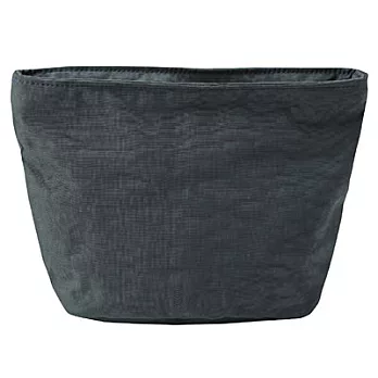 [MUJI 無印良品]尼龍蛙口化妝包/灰