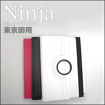 【東京御用Ninja】iPad Air 2新iPad第六代專用360度調整型站立式保護皮套（黑色）