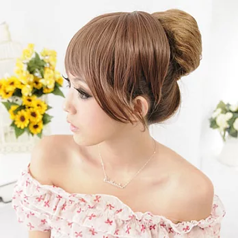 【Lady c.c.】亮麗女王特色造型抽繩丸子髮包(3色)黑