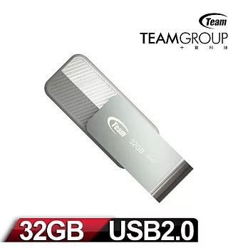 Team 十銓科技 C142 32GB 時尚百炫碟-絲綢白