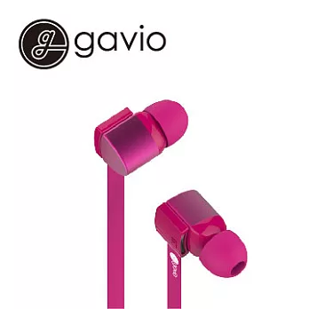Gavio New Gazz 扁線低音線控耳機麥克風 - 魅力粉紅
