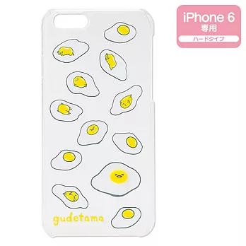 《Sanrio》蛋黃哥懶懶荷包蛋系列iPhone6透明硬殼保護殼