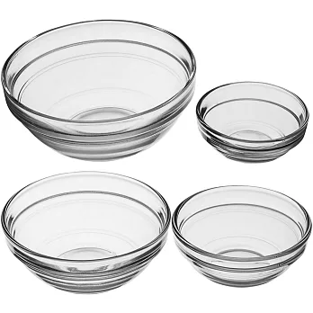 《KitchenCraft》玻璃調味碗4件