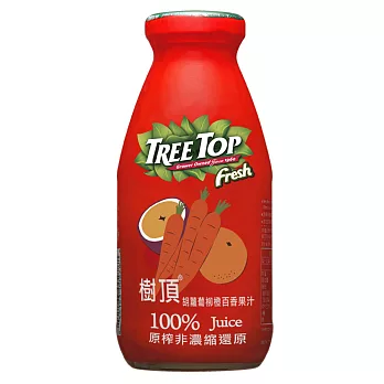 《Tree Top》樹頂100%胡蘿蔔柳橙百香果汁