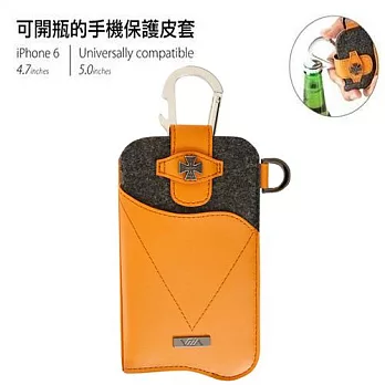 VIIA CapCatch 開瓶式手機保護皮套時尚橘