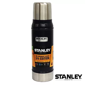 【美國Stanley】不鏽鋼保溫瓶／經典真空保溫瓶 0.75L錘紋藍