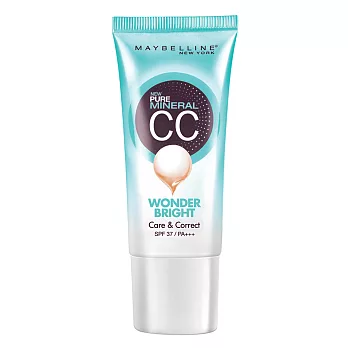 MAYBELLINE 純淨礦物鑽白光透CC霜SPF37 PA+++ _30ml