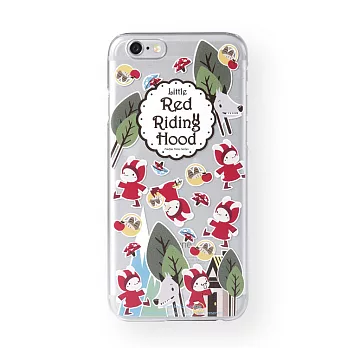 《Foufou x 火柴邦》iPhone6 Plus手機殼- 小紅帽(透明)