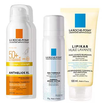 LA ROCHE-POSAY理膚寶水 安得利清透防曬噴霧組