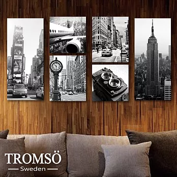 TROMSO時尚無框畫/黑白紐約