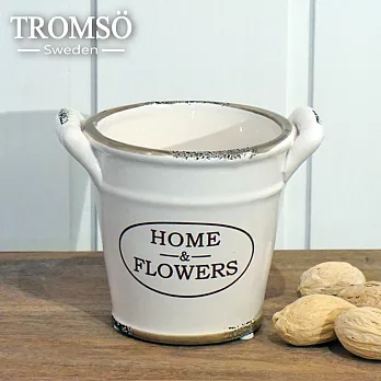 TROMSO-南法鄉村陶瓷收納罐/雙耳水桶咖
