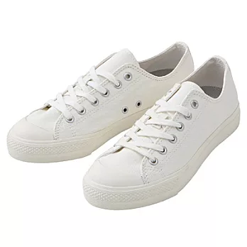 [MUJI 無印良品]撥水加工棉水洗休閒鞋22柔白