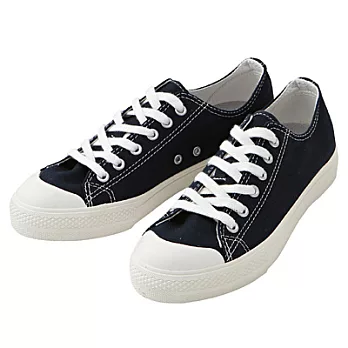 [MUJI 無印良品]撥水加工棉水洗休閒鞋22深藍