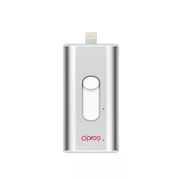 【O’pro9】iSafeFileApple專用隨身碟儲存加密(iPhone/iPad)－16GB16 GB-銀色