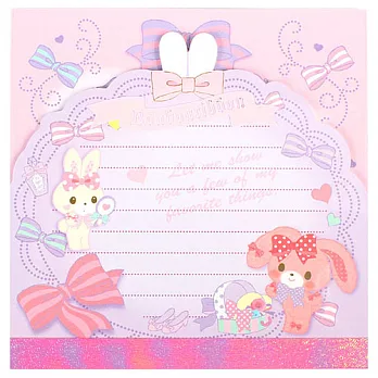 《Sanrio》Bonbonribbon蹦蹦兔兔耳好朋友系列造型便條紙