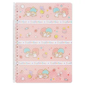 《Sanrio》雙星仙子超薄型360度B5活頁夾筆記本(甜點樂園)