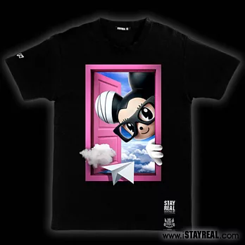 STAYREAL 任意門小鼠 - 黑標潮流版 / 黑色M黑色