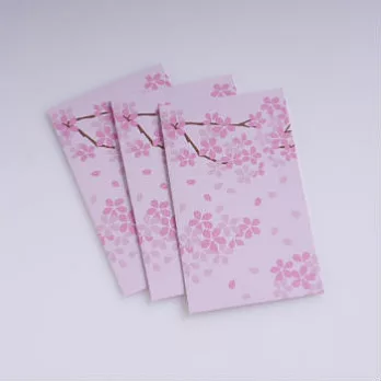 【和紋】日式和風紙袋3入(盛櫻)