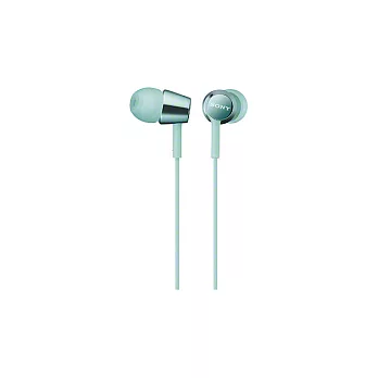 SONY MDR-EX150 多彩炫色 金屬光澤 小巧入耳式耳機 十色 (贈捲線器)優雅湖藍